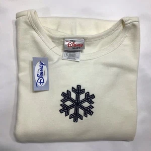 Woman’s The Disney Store Eeyore Sleeve Embroidered Shirt Size XL Cream - Picture 1 of 9
