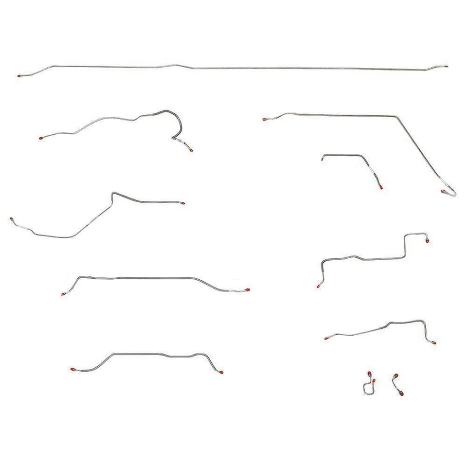 Brake Lines Fits Chevrolet C10 1967-1969 w/LongBed Standard Brake-TCK6701OM - Image 1 of 2