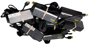 Original Lenovo Restposten 10 x 20V - 3,25A 65W gelb rechteckig Adapter mit Kabel - Bild 1 von 2