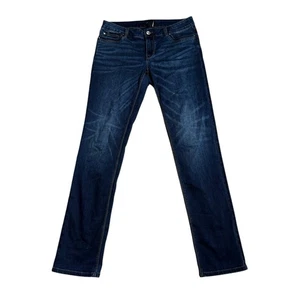 White House Black Market Jeans Damen 6R Blau Denim Stretch 5-Pockets Slim Fit - Bild 1 von 11