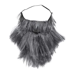 1 pieza Halloween bigote falso cosplay barba decoración fiesta disfraz accesorio gris - Imagen 1 de 12
