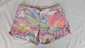 Lilly Pulitzer Cotton Adie Short Colorful Shellabrate Print Size 6 Cotton - Picture 1 of 7
