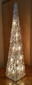 LED Weihnachts-Pyramide Lichterkegel, elektrisch, 45 cm hoch mit 20 Leuchten - Bild 1 von 3