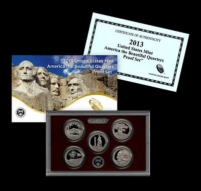 2013 S America the Beautiful National Parks Clad Proof Set in Original Mint Box - Image 1 of 4