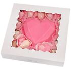 20-Pack Pie Boxes 12&quot; x 12&quot; x 2.5&quot;, Bakery Boxes with Window, White Cookie Bo...