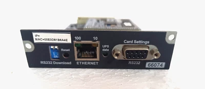 Schneider APC MGE SNMP/Web Card -66074 - Image 1 of 4