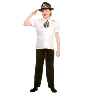 Niño POLICÍA PC Policía Mujer Niñas Fuerza Elegante Vestido Disfraz Edades 5-10 - Imagen 1 de 3