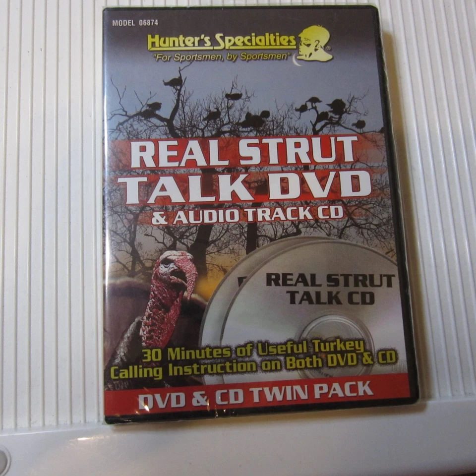 Real Strut Talk Turkey Calls Hunting DVD & Audio CD P1