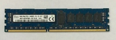 Hynix 8GB (1x8GB) 2Rx8 PC3-14900R DDR3-1866 ECC/REG Server RAM HMT41GR7AFR8C-RD - Image 1 of 3