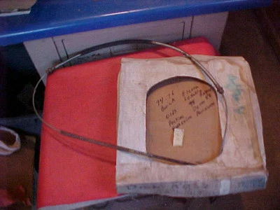 NOS OEM GM FRONT BRAKE CABLE 74 75 76 BUICK OLDS PONTIAC ELECTA BONNEVILLE USA - Image 1 of 4