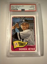2001 Topps Gallery Heritage #GH8 Derek Jeter  Yankees HOF PSA 10 Gem Mint