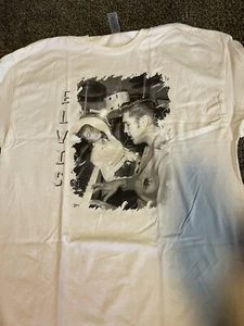 Men’s Elvis Presley T Shirt White XL - Picture 1 of 2