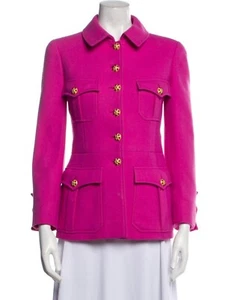 Chanel Blazer with Gripoix Buttons 38 - Picture 1 of 10