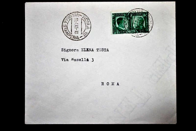 1941 Italy Hitler-Mussolini Rome-Berlin Axis Cover - Image 1 of 2