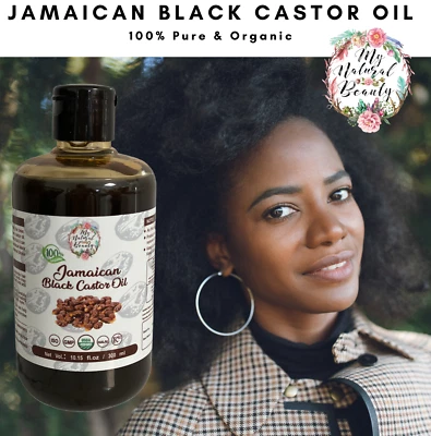 JAMAICAN BLACK CASTOR OIL 100% Pure Large 300ml ORGANIC Best value  - image 1 of 4