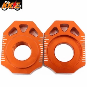KKE 20mm Rear Axle Spindle Chain Adjuster Blocks For EXC XCW 125-530CC 2000-2023 - Picture 1 of 13