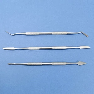 Modellier Werkzeug Spachtel Formen Modellbau Ton Wachs Gips Töpfer Spatel 3-tlg - Bild 1 von 1
