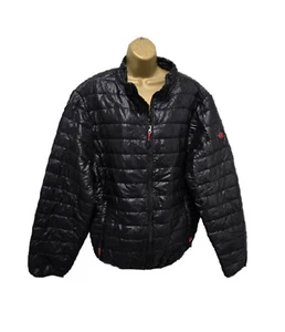 Thermal Puffer Jacket Mens XL Swiss Cross Lightweight Quilted Insulated Winter - Picture 1 of 11