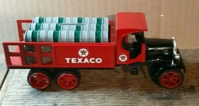 Banco de monedas Texaco Collector's Series #9 1922 con llave banco de metal fundido a presión Foto 1 de 4