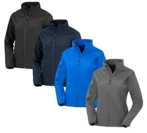 Result Recycled Ladies Womens Fleece Lined Softshell Jacket Coat - Picture 1 of 5