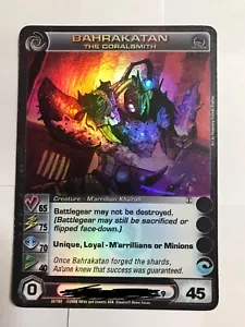 Chaotic TCG M’arrillian Invasion Rise Of The Oligarch BAHRAKATAN — 2 MAX STATS - Picture 1 of 2