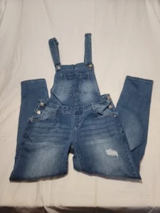 TUTA WALLFLOWER DONNA GRANDE bavaglino elasticizzato effetto invecchiato in denim wfn109090k - Foto 1 di 17
