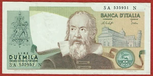 BANCA d'ITALIA 22. 10. 1976 2,000 LIRE (PICK#103b) CH VF+ - Picture 1 of 2