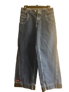 Y2K Rare Red Tab Levis Drop Pocket Skater Jeans Waist Storage Zip Pocket Wide Leg - Bild 1 von 10