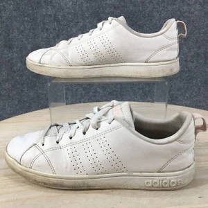 Adidas Shoes Womens 7 VS Advantage Clean DB0581 Athletic Sneakers White Lace Up - Picture 1 of 11