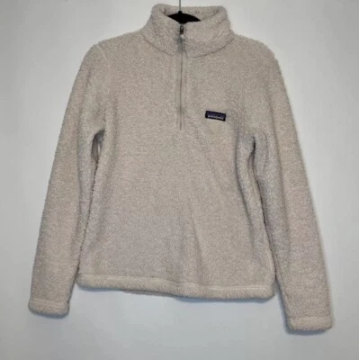 Patagonia Los Gatos Quarter Zip Pullover Sweater Pink Cream Women’s Size Small - Image 1 of 4