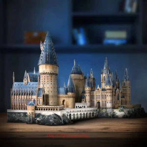 Paper Model Hogwarts Great Hall & Astronomy Tower 3D Paper Puzzle - Picture 1 of 11