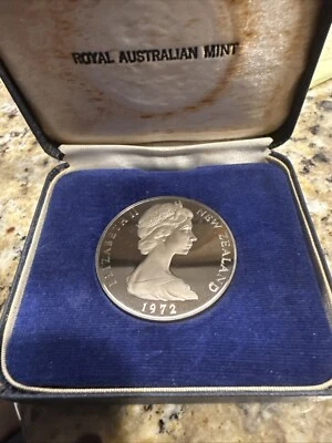 Moneda de prueba de un dólar Isabel II 1972 NUEVA ZELAND ❗️❗️❗️Solo 3000 acuñada ❗️❗️ Foto 1 de 4