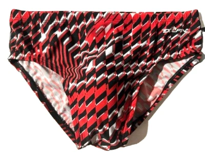 Novo Maiô Masculino DOLFIN Estampa Geo Vermelha Tamanho 30 Estilo Speedo Golfinho - Imagem 1 de 4