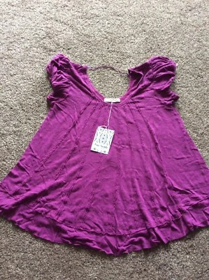 Bnwt Free People We The Free New Star Tee - Sample - Magenta - XS RRP £58 - Image 1 of 4