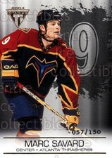 2003-04 Titanium Hobby Jersey Number Parallels #7 Marc Savard