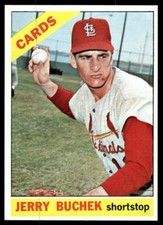 1966 Topps Jerry Buchek z St. Louis Cardinals #454