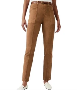 Neu mit Etikett Spanx 20399R Damenhose Stretch-Twill gerades Bein Gr./Small Eichel - Bild 1 von 3