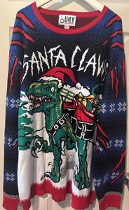 Ugly Christmas Party Pullover T-Rex Herren Größe 4XL - Bild 1 von 4