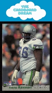 Cortez Kennedy 1993 Pro Set #408 HOF Seattle Seahawks - Picture 1 of 2