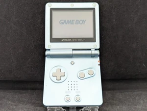 L4427 Nintendo Gameboy Advance SP console Pearl Blue Japan GBA - Picture 1 of 4