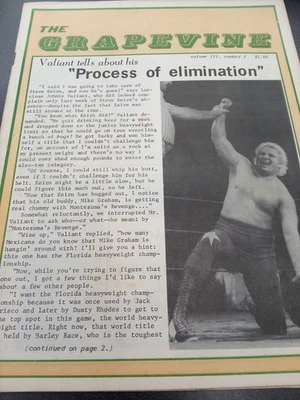 Carrera NWA campeón rhodes valiant lane brisco graham wwwf programa de lucha libre 1980 awa Foto 1 de 4