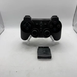 PS2, Playstation 2: Katana Wireless Force 2 Controller w/ Dongle, Black - Picture 1 of 10