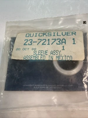 Mercury Quicksilver Housing Sleeve 23-72173A1 Free Shipping! - Image 1 of 2