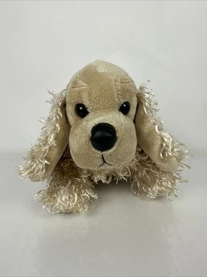 Ganz Webkinz American Cocker Spaniel Beanbag 9" Plush Beige Dog HM202 No Code - Image 1 of 4