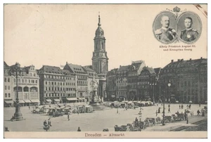 V7860/ Dresden König Friedrich August III. und Kronprinz Georg AK 1907 - Picture 1 of 2