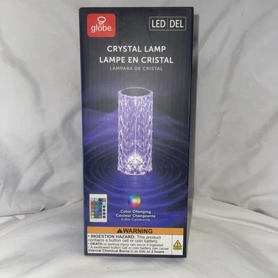 Globe Electric LED Integrated Rechargeable Crystal Touch Lamp With Remote - Image 1 of 4