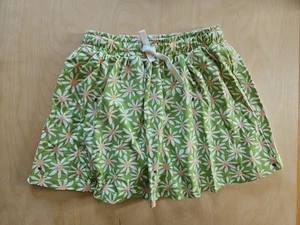 NWT HANNA ANDERSSON GREEN DAISIES DRAWCORD SKORT SKIRT SHORTS 130 8 - Picture 1 of 7