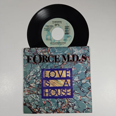 Force M.D.S "Love Is A House" 45 Vg+ Tested Picture Sleeve 1987 Foto 1 de 4