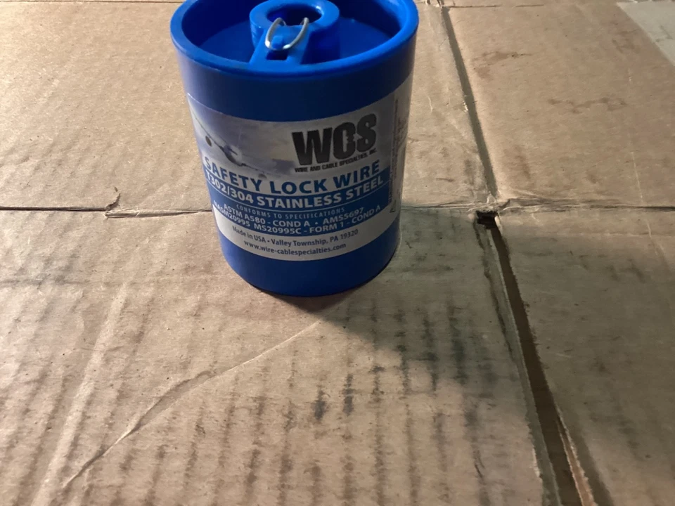 .051 One Pound Spool of 302/304 Stainless Steel Safety Lock Wire - Image 1 of 1