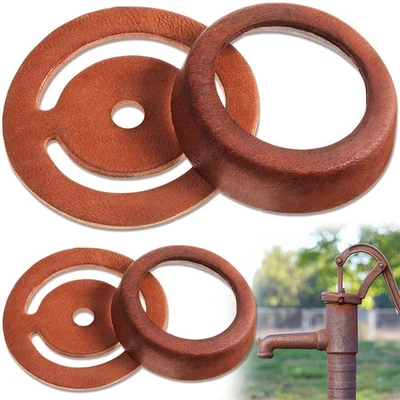 Guarnizione manicotto in pelle per pistone pompa basculante tipo 75 accessori pompa pelle - Immagine 1 di 4